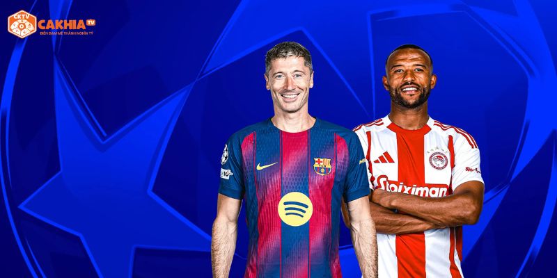Dự đoán kết quả lượt trận giữa Barcelona vs Olympiakos Piraeus